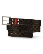 Origami Gray and Black Belt - Front