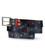 Skull Heartbeats Belt - Front