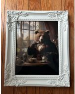 Bartholomew Bowtie-Clad Bear Print