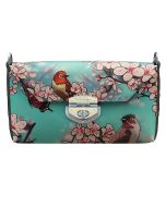 Cherry Blossom Small Handbag w/ Red Lining