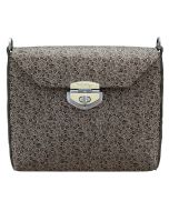 Mexican Dahlia Tall Handbag - Black