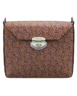 mexican floral red clutch