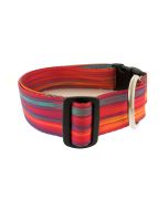 1.5" Tequila Sunrise Dog Collar - Synthetic