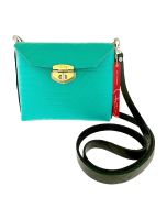 Turquoise Diamond Large Handbag