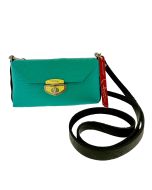 Turquoise Diamond Small Handbag