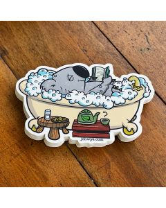 Koala Tea Time Sticker