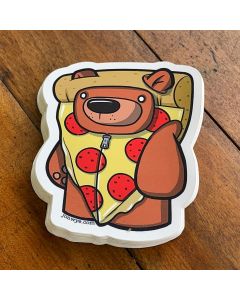 Pizza Bear Sticker