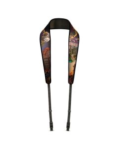 Robots vs Monsters Leather Camera Strap