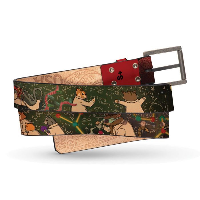 String Theory Cats Leather Belt